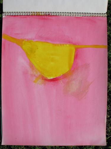 1992 avril, 37x46cm, (7011)