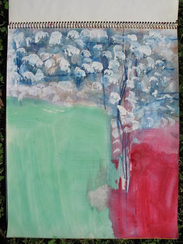 1992 avril, 37x46cm, (7014)