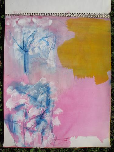 1992 avril, 37x46cm, (7015)