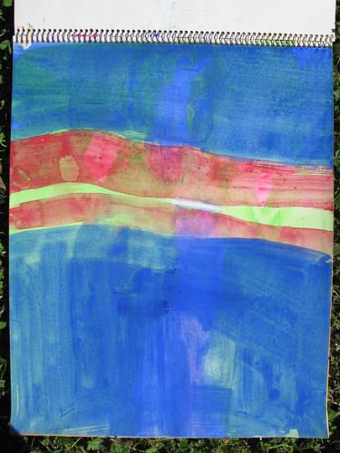 1992 avril, 37x46cm, (7018)