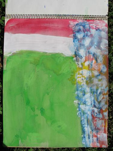 1992 avril, 37x46cm, (7019)