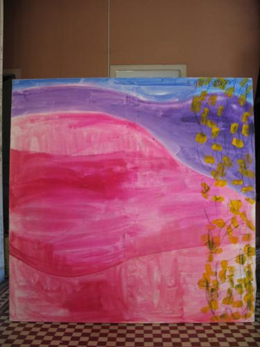 1994 mars, 150x150cm, (2465)